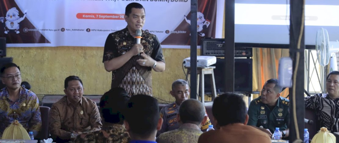 Jaga Stabilitas Daerah, Pemkab Takalar Komitmen Kawal Pemilu dengan Benar 