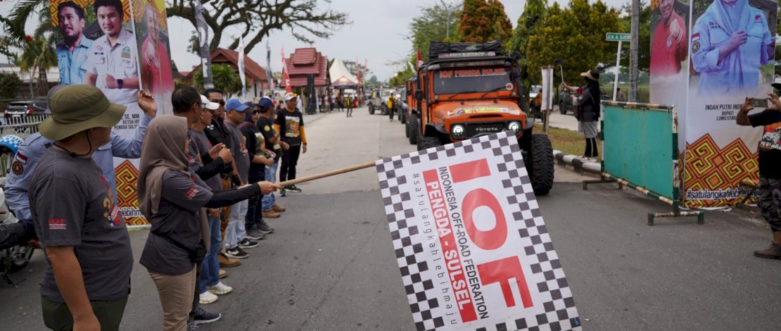 Ratusan Offroader Meriahkan Celebes Over Land 3 Day di Luwu Utara