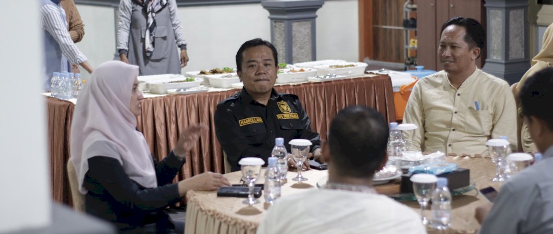 Minta Dana Hibah Pilkada Dipercepat, KPU Sulsel Sambangi Bupati Lutra