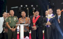 Hadiri Dies Natalis Unhas, Pj Gubernur Sulsel Harap Kampus Berkontribusi untuk Ketahanan Pangan