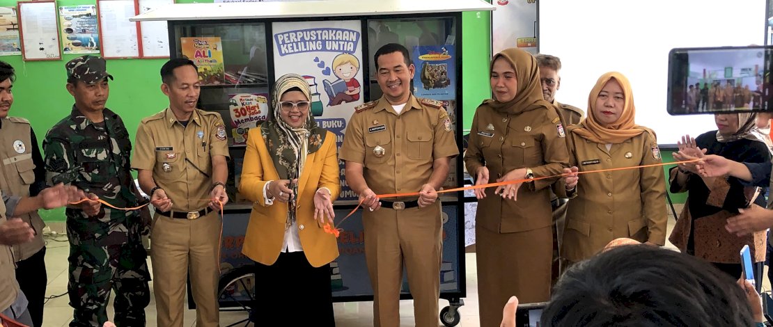 Luncurkan Perpustakaan Keliling UNTIA, Upaya Tingkatkan Minat Baca dan Literasi di Kelurahan Untia