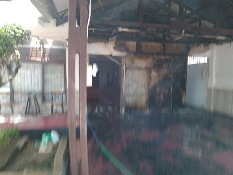 Rumah Dinas Dirlantas Polda Sulsel Terbakar