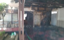 Rumah Dinas Dirlantas Polda Sulsel Terbakar
