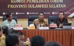 Di Hadapan Komisioner KPU se Sulsel, Pj Gubernur Bahtiar Tegaskan Komitmen Sukseskan Pemilu dan Pilkada