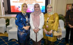 Sofha Marwah Bahtiar Hadiri Rakernas Dekranas di Sekretariat Wakil Presiden