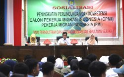 Wabup Saiful Arif Sosialisasi Peningkatan Perlindungan dan Kompetensi Calon Pekerja Migran