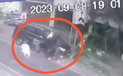 Heboh Pemotor di Makassar Tabrak Mobil Usai Gagal Freestyle