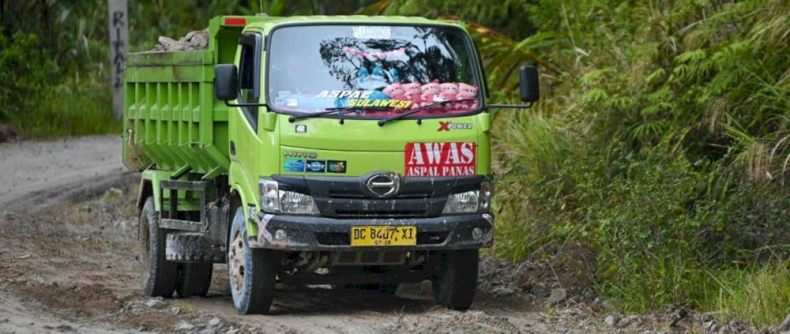 Ruas Rongkong - Seko sementara dalam proses pengerjaan.