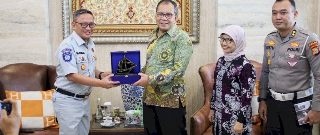 Danny Pomanto Terima Kunjungan Jasa Raharja Sulsel, Bahas Optimimalisasi Pembayaran PKB