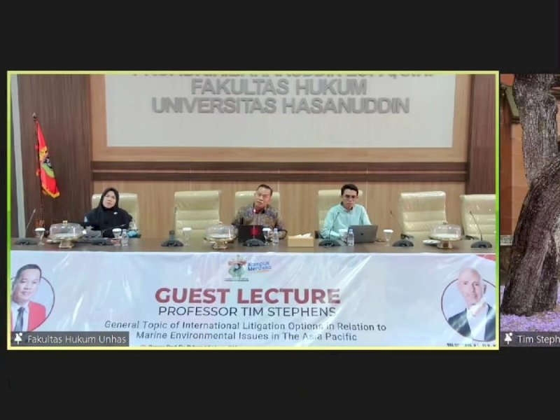 Fakultas Hukum Unhas Gelar Guest Lecture, Hadirkan Professor University of Sidney Australia