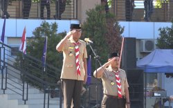 Pj Bupati Takalar Pimpin Apel Besar Hari Pramuka Ke-62 Tahun 2023 