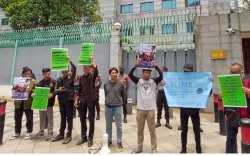 Kasus Rempang Memantik Solidaritas , Aktivis  Gelar Aksi di Depan Kedubes Tiongkok