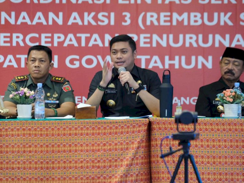 Bupati Gowa Tegaskan Fokus Terhadap Penurunan Angka Stunting Nasional 