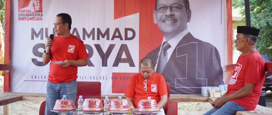 Ketua PSI Sulsel Blusukan di Gowa, Temui Koordinator dan Tokoh Penting Desa Bajeng