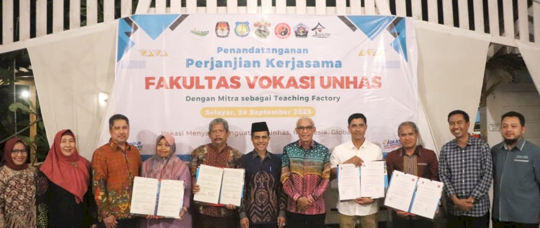 Wakil Bupati Kepulauan Selayar Saiful Arif menghadiri acara penandatangan Perjanjian Kerjasama antara Fakultas Vokasi Unhas dengan Mitra, di Sunari Resort, Selasa malam, 19 September 2023.