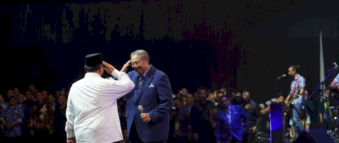 Partai Demokrat secara resmi mendeklarasikan dukungan mereka kepadanya sebagai calon presiden dalam Pemilihan Presiden 2024.  di Jakarta Convention Center pada Kamis malam, tanggal 21 September 2023.