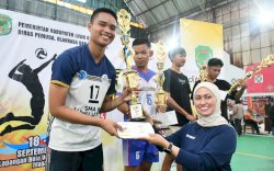SMAN 1 dan SMAN 8 Lutra Juarai Kompetisi Bola Voli Pelajar 2023