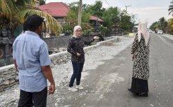 Bupati Luwu Utara Tinjau Langsung Pekerjaan Jalan Ruas Kapidi-Tolada