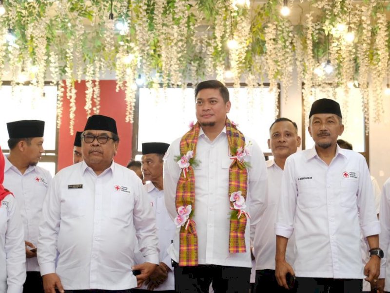 Bupati Gowa Lantik Ketua PMI Palopo dan Luwu Periode 2023- 2027