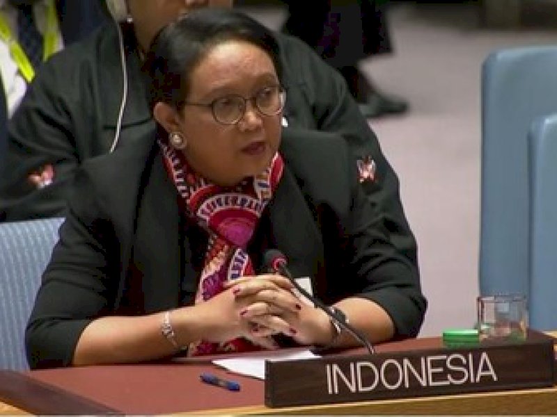 Dihadapan PBB, Indonesia Nyatakan Dukung Keras Palestina dan Myanmar 