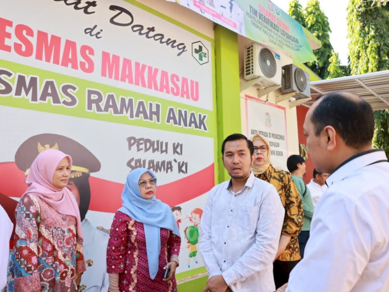 Tuntaskan Verifikasi Lapangan KKS 2023, Tim Tinjau PKM Makkasau