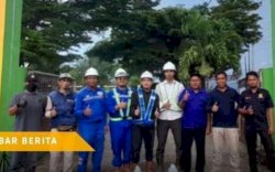 Tim IPLT BLUD PAL Dinas PU Kota Makassar Ambil Sampel Lumpur Tinja IPLT Nipa Nipa untuk Uji Coba IPAL Losari