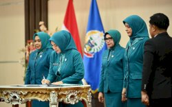 Lantik 4 Pj Ketua TP PKK Kabupaten/Kota, Sofha Marwah Minta Layanan Kesehatan hingga Ketahanan Ekonomi Diperhatikan