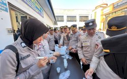 Dadakan, Para Personil Polres Gowa Dites Urine Narkoba