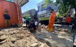 Dinas PU  Makassar Tanggap Cepat Terhadap Keluhan Infrastruktur di Jalan Bandang