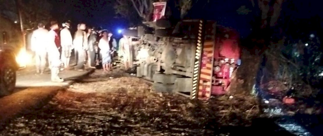 Damkar Jeneponto Kecelakaan, Lima Orang Personel Patah Tulang