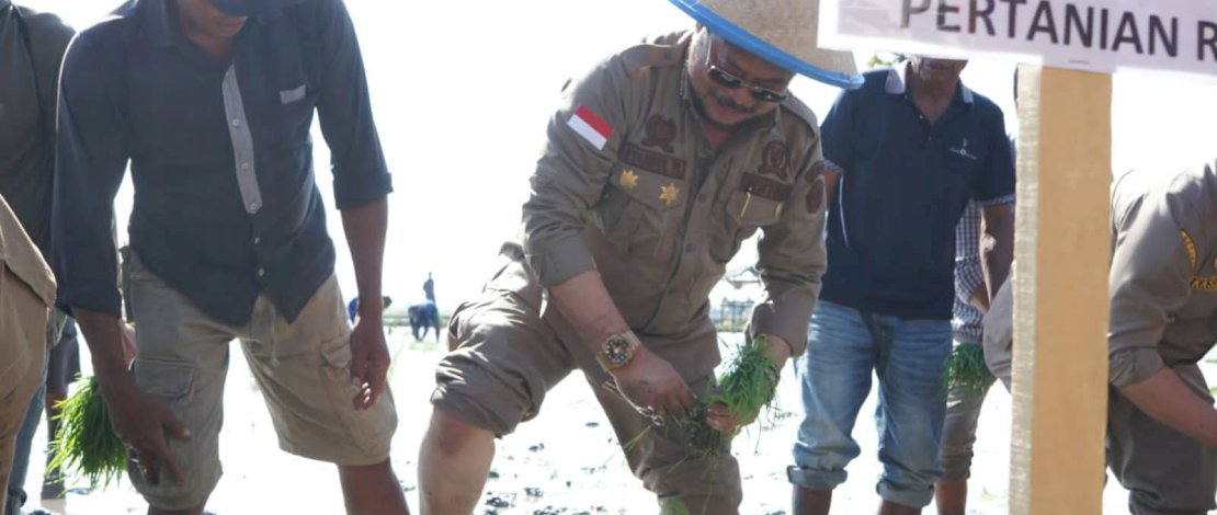 Kementan mendorong upaya memperlambat konversi atau alih fungsi lahan pertanian guna meningkatkan ketersediaan pangan dalam negeri, bahkan ekspor.