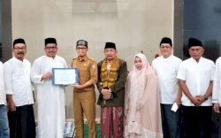 Dinas PU Wakili Pemkot Makassar Salurkan Dana Hibah Rp 100 Juta untuk Pembangunan Masjid Bitowa