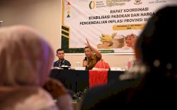 Pj Sekprov Buka Rakor SPHP Pengendalian Inflasi Provinsi Sulsel