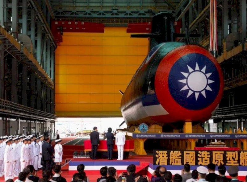 Taiwan Perkenalkan Kapal Selam Pertahanan Buatan Dalam Negeri 