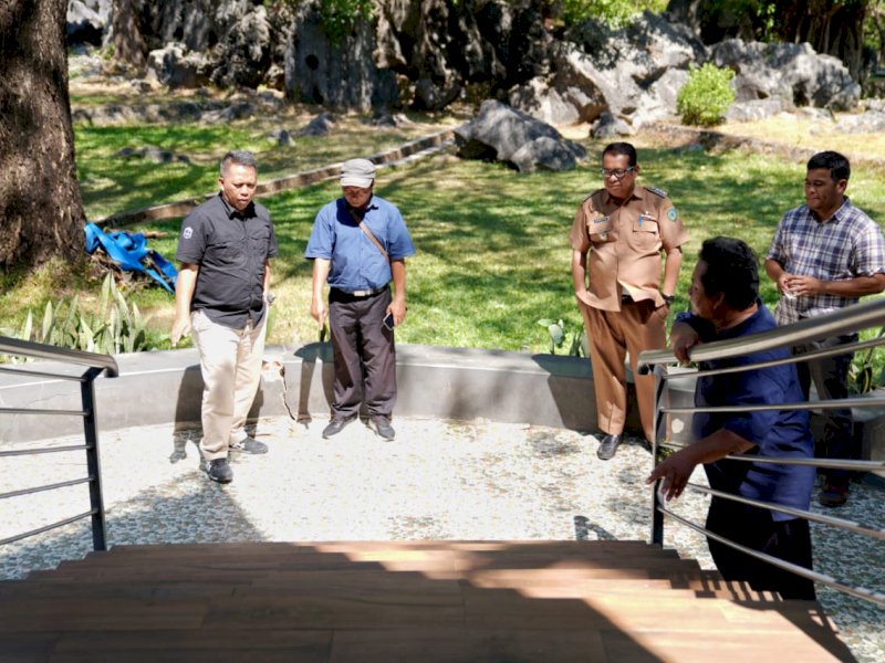 Kemensos Siapkan Sarana untuk Aksesibilitas Peserta AHLF di Taman Purbakala Leang-leang