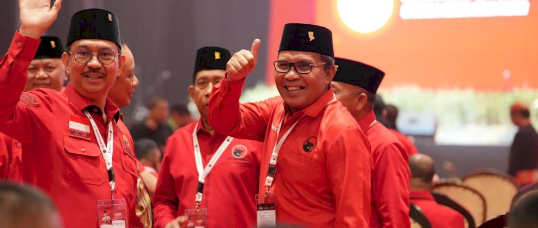 Bimbingan Teknis dan Rapat Kerja Nasional IV yang diselenggarakan PDI Perjuangan di JI-Expo, Kemayoran, Jakarta Pusat, Jumat, 29 September 2023.