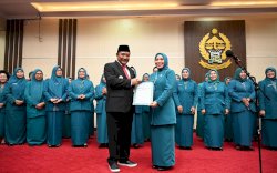 Kukuhkan Pengurus TP PKK dan Bunda PAUD Sulsel, Pj Gubernur Bahtiar Minta Bersinergi dengan Kabupaten/Kota