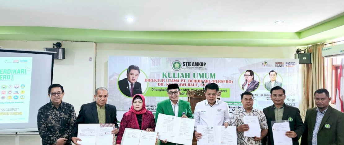 MOU dengan PT Berdikari Para Rektor Berkumpul di Kampus AMKOP