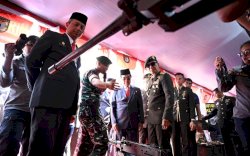 Pj Sekprov Sulsel Hadiri Pameran Alutsista dalam Rangka HUT TNI ke-78 Tahun