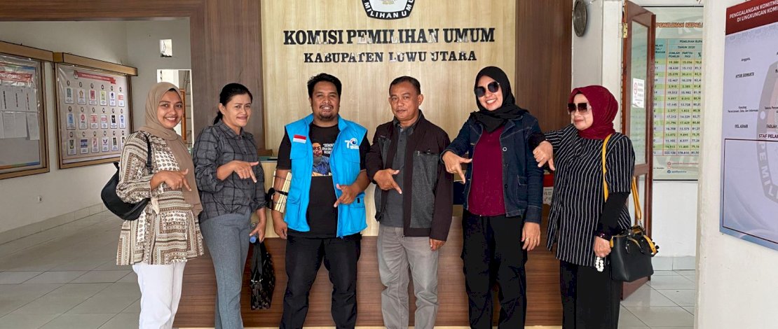 Jadi Pendaftar Pertama , Partai Gelora Luwu Utara Optimis Raih 5 Kursi di DPRD Luwu Utara