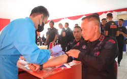 Deteksi Dini Kesehatan Personel, Brimob Bone Jalani Rikkes Berkala