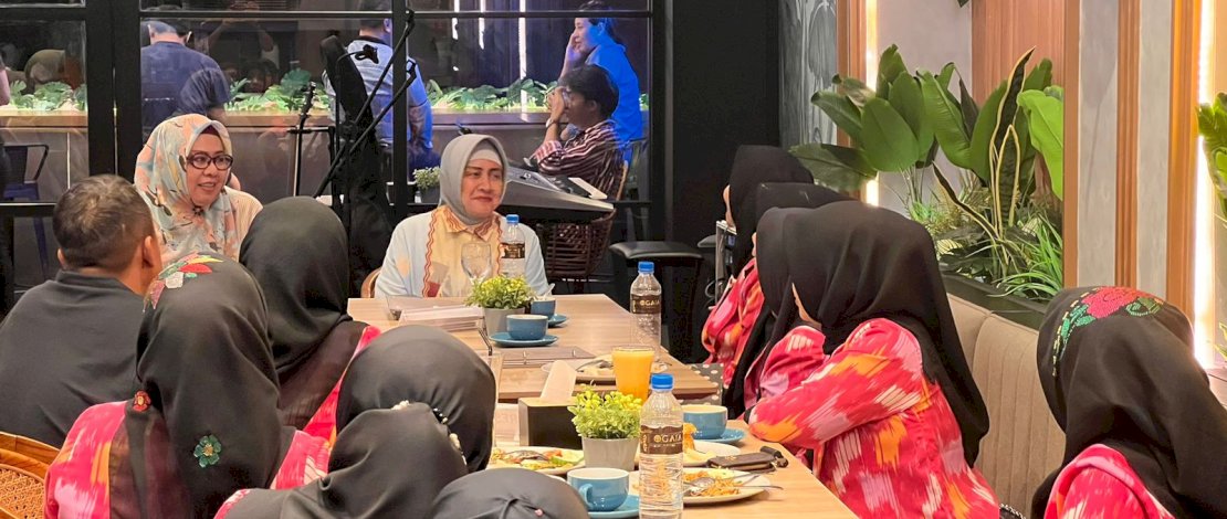 Ketua TP PKK Makassar Silaturahmi dengan Perantau Asal Sulawesi Selatan di Kota Ternate