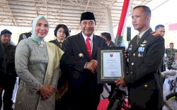 Hadiri Upacara Peringatan HUT Ke-78 TNI, Pj Gubernur Sulsel Akui TNI Hebat dan Kuat 