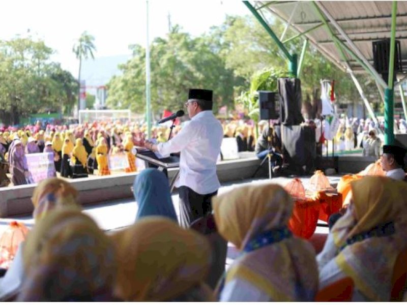 Jumlah Kontingen  Pekan Maulid BKMT Kota Parepare Membeludak