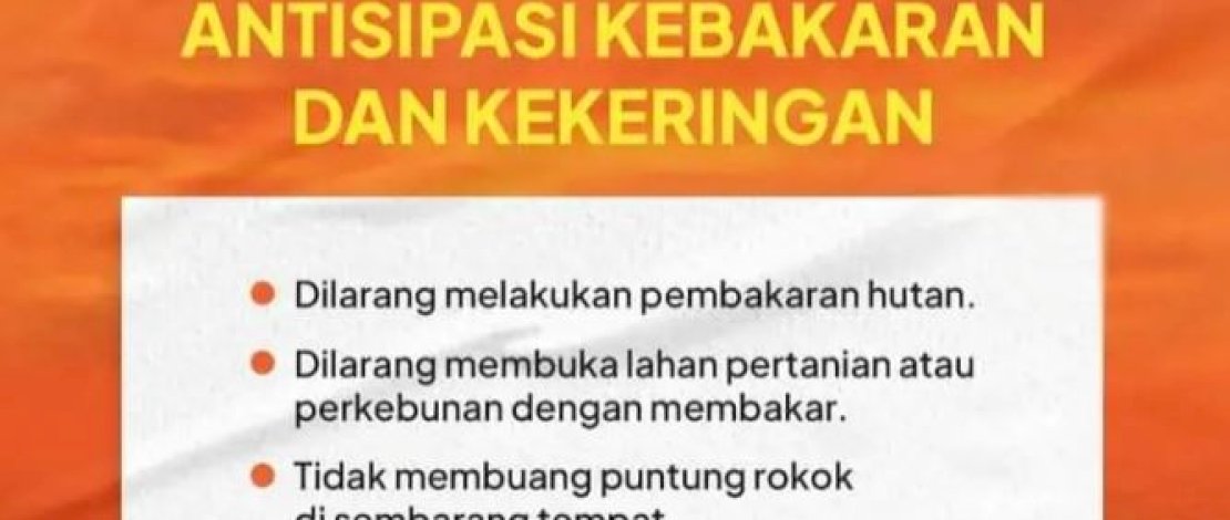 Pemerintah Kota Parepare Keluarkan Peringatan Terkait Kekeringan dan Kebakaran Akibat El Nino Pemerintah Kota Parepare Keluarkan Peringatan Terkait Kekeringan dan Kebakaran Akibat El Nino