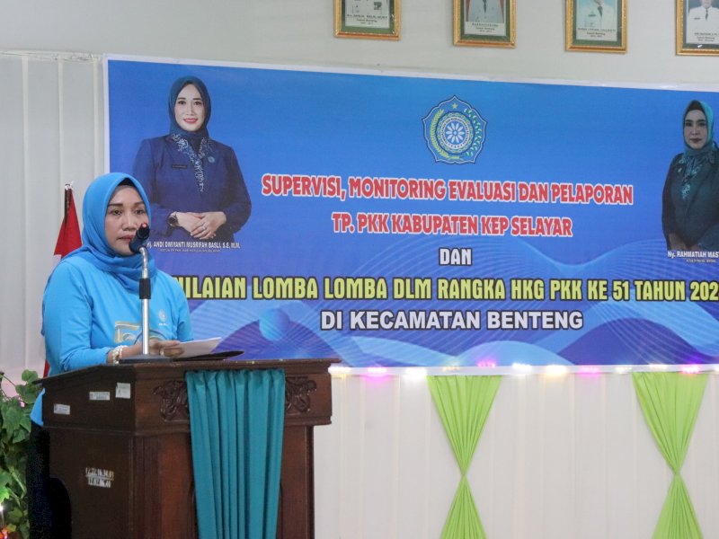 SMEP PKK di Kecamatan Benteng, Andi Musrifah Tekankan Penanganan Stunting