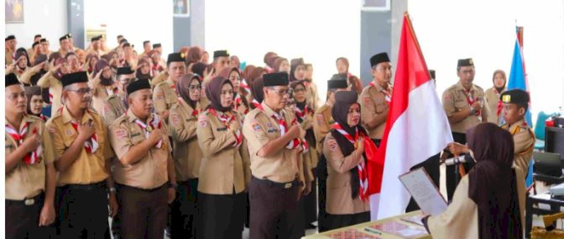 Ketua Kwartir Cabang Parepare Melantik Pengurus Mabisaka dan Saka Widya Bakti