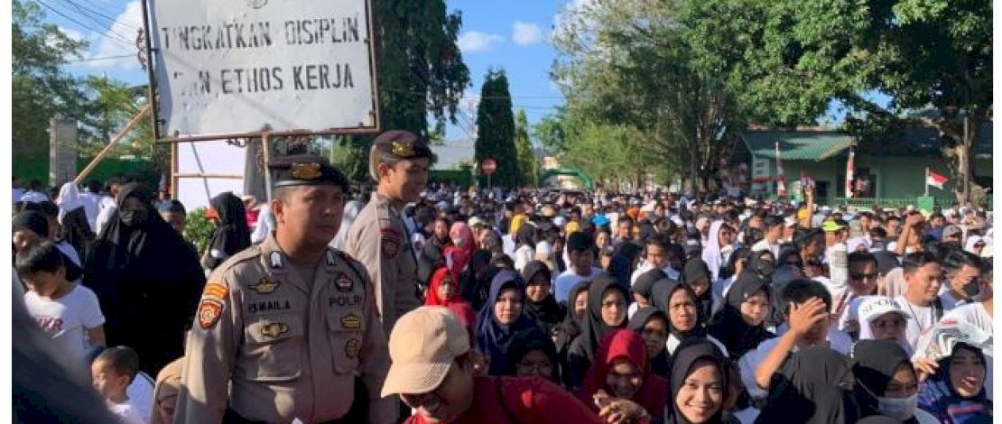 Taufan Pawe Apresiasi Kinerja Kepolisian Amankan 45.000 Warga Parepare yang Ikuti Jalan Sehat Anti Mager