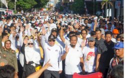 Andi Sudirman dan Taufan Pawe Saling Lempar Pujian di Sulsel Anti Mager