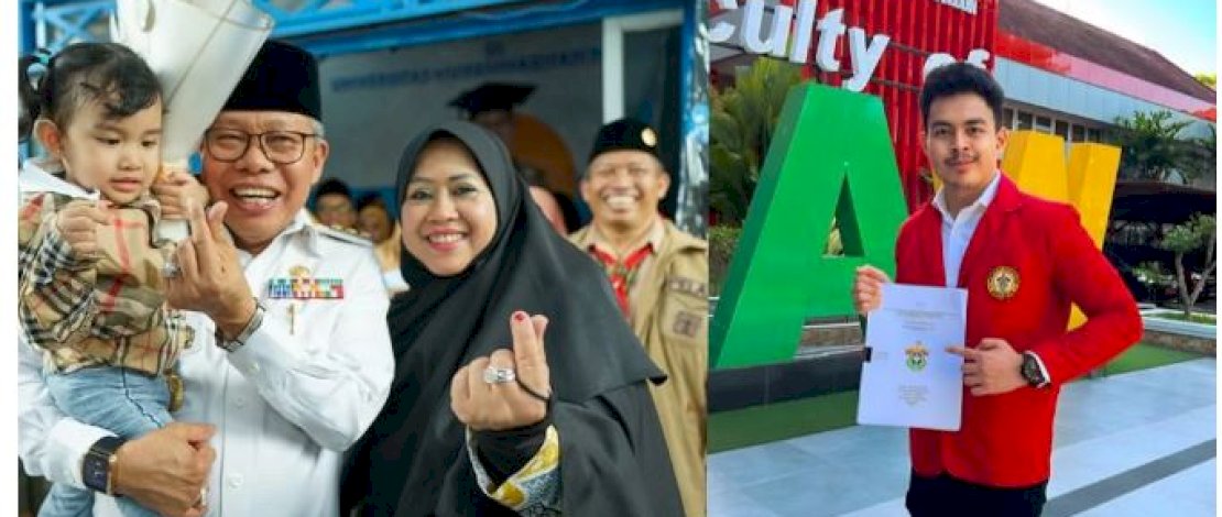 Istri dan Anak Taufan Pawe Raih Gelar Pendidikan di Hari yang Sama